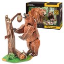 CUBIC FUN PUZZLE 3D NATIONAL GEOGRAPHIC ZAGROŻONE ZWIERZĘTA - NIEDŹWIEDŹ BRUNATNY