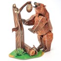 CUBIC FUN PUZZLE 3D NATIONAL GEOGRAPHIC ZAGROŻONE ZWIERZĘTA - NIEDŹWIEDŹ BRUNATNY