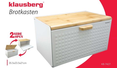 CHLEBAK DWUSTRONNY KLAUSBERG KB-7427 biały CHLEBAK DWUSTRONNY KLAUSBERG KB-7427 biały