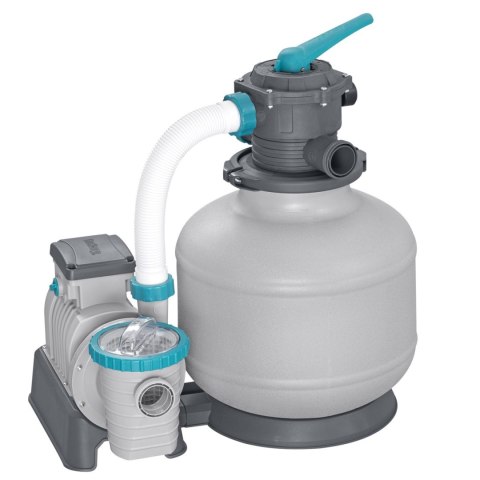 Piaskowa Pompa Filtrująca do basenów BESTWAY 11355 l + Złączki + Węże Piaskowa Pompa Filtrująca do basenów BESTWAY 11355 l + Złączki + Węże