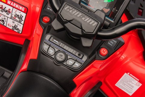 Quad Can Am Outlander ATV Czerwony Quad Can Am Outlander ATV Czerwony