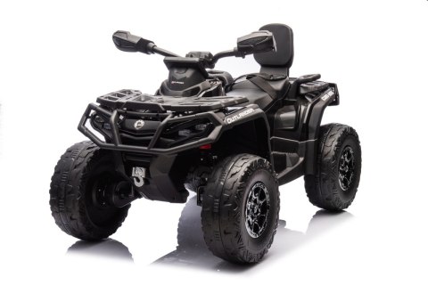 Quad Can Am Outlander ATV z Pilotem Czarny Quad Can Am Outlander ATV z Pilotem Czarny