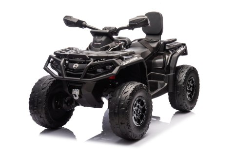 Quad Can Am Outlander ATV z Pilotem Czarny Quad Can Am Outlander ATV z Pilotem Czarny