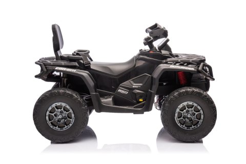 Quad Can Am Outlander ATV z Pilotem Czarny Quad Can Am Outlander ATV z Pilotem Czarny