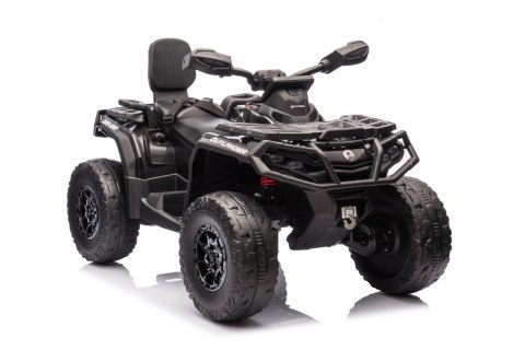 Quad Can Am Outlander ATV z Pilotem Czarny Quad Can Am Outlander ATV z Pilotem Czarny