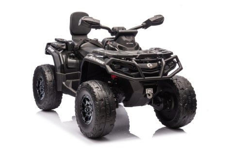 Quad Can Am Outlander ATV z Pilotem Czarny Quad Can Am Outlander ATV z Pilotem Czarny