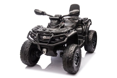 Quad Can Am Outlander ATV z Pilotem Czarny Quad Can Am Outlander ATV z Pilotem Czarny