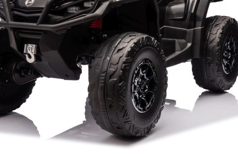 Quad Can Am Outlander ATV z Pilotem Czarny Quad Can Am Outlander ATV z Pilotem Czarny