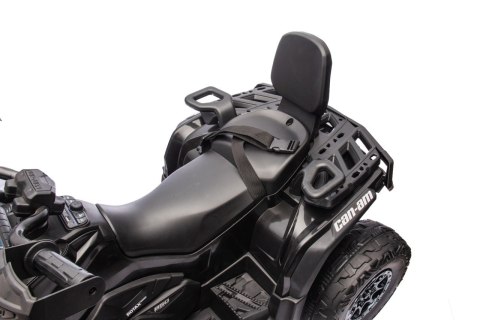 Quad Can Am Outlander ATV z Pilotem Czarny Quad Can Am Outlander ATV z Pilotem Czarny