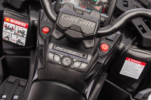 Quad Can Am Outlander ATV z Pilotem Czarny Quad Can Am Outlander ATV z Pilotem Czarny