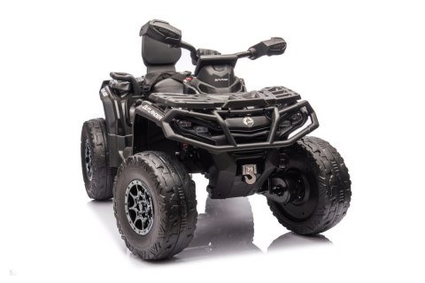 Quad Can Am Outlander ATV z Pilotem Czarny Quad Can Am Outlander ATV z Pilotem Czarny