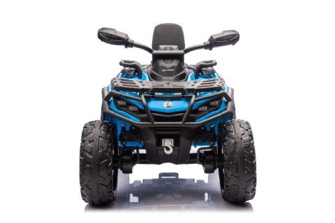 Quad Can Am Outlander ATV z Pilotem Niebieski Quad Can Am Outlander ATV z Pilotem Niebieski