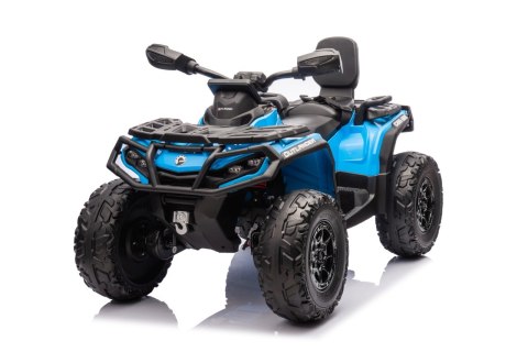 Quad Can Am Outlander ATV z Pilotem Niebieski Quad Can Am Outlander ATV z Pilotem Niebieski