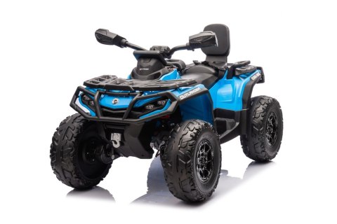 Quad Can Am Outlander ATV z Pilotem Niebieski Quad Can Am Outlander ATV z Pilotem Niebieski