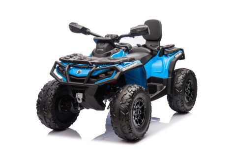 Quad Can Am Outlander ATV z Pilotem Niebieski Quad Can Am Outlander ATV z Pilotem Niebieski