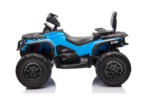 Quad Can Am Outlander ATV z Pilotem Niebieski Quad Can Am Outlander ATV z Pilotem Niebieski