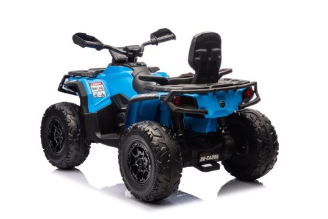 Quad Can Am Outlander ATV z Pilotem Niebieski Quad Can Am Outlander ATV z Pilotem Niebieski
