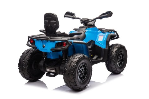 Quad Can Am Outlander ATV z Pilotem Niebieski Quad Can Am Outlander ATV z Pilotem Niebieski