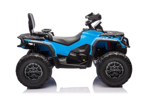 Quad Can Am Outlander ATV z Pilotem Niebieski Quad Can Am Outlander ATV z Pilotem Niebieski