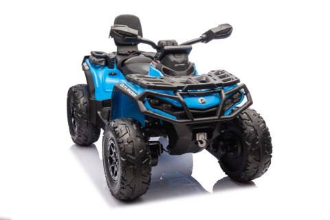 Quad Can Am Outlander ATV z Pilotem Niebieski Quad Can Am Outlander ATV z Pilotem Niebieski