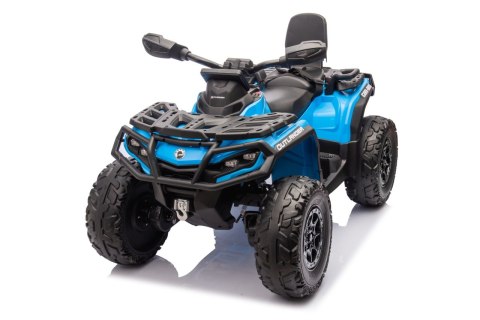 Quad Can Am Outlander ATV z Pilotem Niebieski Quad Can Am Outlander ATV z Pilotem Niebieski