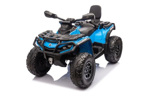 Quad Can Am Outlander ATV z Pilotem Niebieski Quad Can Am Outlander ATV z Pilotem Niebieski