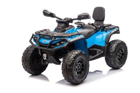 Quad Can Am Outlander ATV z Pilotem Niebieski Quad Can Am Outlander ATV z Pilotem Niebieski