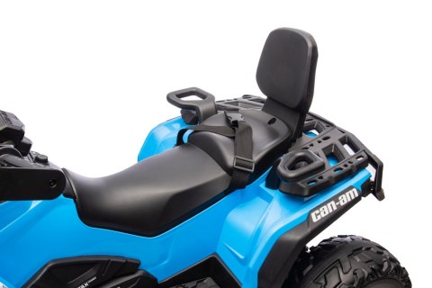Quad Can Am Outlander ATV z Pilotem Niebieski Quad Can Am Outlander ATV z Pilotem Niebieski