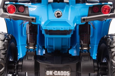 Quad Can Am Outlander ATV z Pilotem Niebieski Quad Can Am Outlander ATV z Pilotem Niebieski
