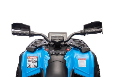 Quad Can Am Outlander ATV z Pilotem Niebieski Quad Can Am Outlander ATV z Pilotem Niebieski
