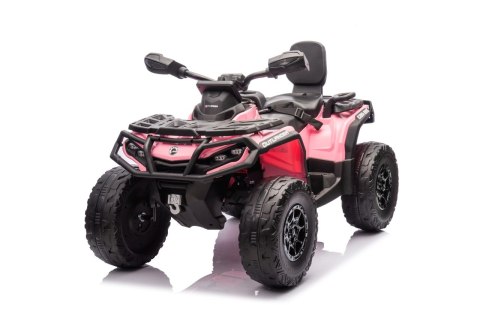Quad Can Am Outlander ATV z Pilotem Różowy Quad Can Am Outlander ATV z Pilotem Różowy