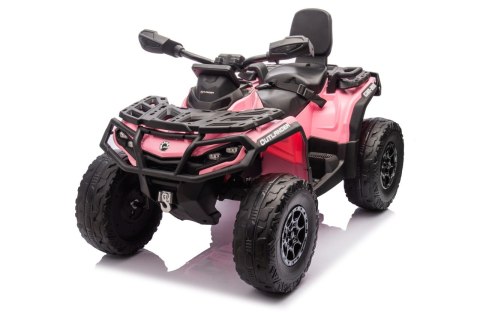 Quad Can Am Outlander ATV z Pilotem Różowy Quad Can Am Outlander ATV z Pilotem Różowy