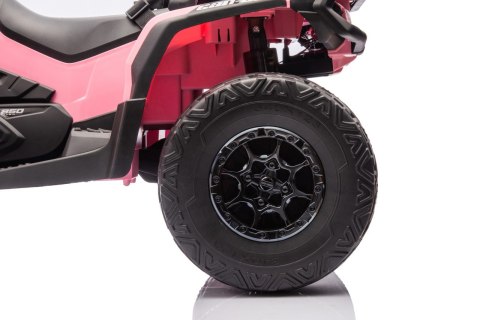 Quad Can Am Outlander ATV z Pilotem Różowy Quad Can Am Outlander ATV z Pilotem Różowy