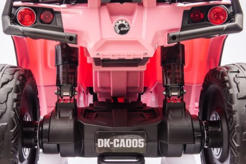 Quad Can Am Outlander ATV z Pilotem Różowy Quad Can Am Outlander ATV z Pilotem Różowy