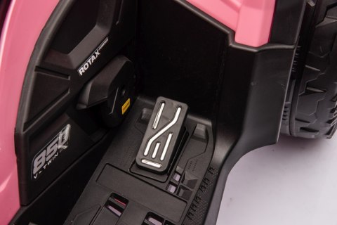 Quad Can Am Outlander ATV z Pilotem Różowy Quad Can Am Outlander ATV z Pilotem Różowy