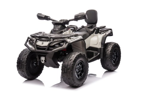 Quad Can Am Outlander ATV z Pilotem Szary Quad Can Am Outlander ATV z Pilotem Szary