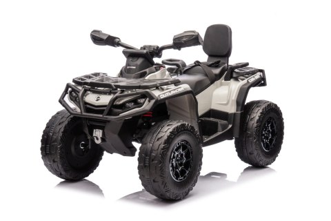 Quad Can Am Outlander ATV z Pilotem Szary Quad Can Am Outlander ATV z Pilotem Szary