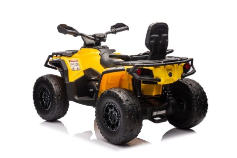 Quad Can Am Outlander ATV z Pilotem Żółty Quad Can Am Outlander ATV z Pilotem Żółty