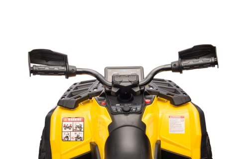 Quad Can Am Outlander ATV z Pilotem Żółty Quad Can Am Outlander ATV z Pilotem Żółty