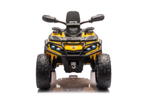 Quad Can Am Outlander ATV z Pilotem Żółty Quad Can Am Outlander ATV z Pilotem Żółty