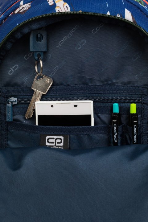 COOLPACK - JERRY - PLECAK MŁODZIEŻOWY - SPACE ADVENTURE COOLPACK - JERRY - PLECAK MŁODZIEŻOWY - SPACE ADVENTURE