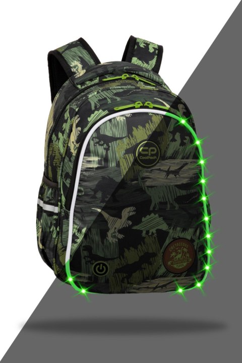 COOLPACK - JIMMY LED - PLECAK MŁODZIEŻOWY - ADVENTURE PARK COOLPACK - JIMMY LED - PLECAK MŁODZIEŻOWY - ADVENTURE PARK