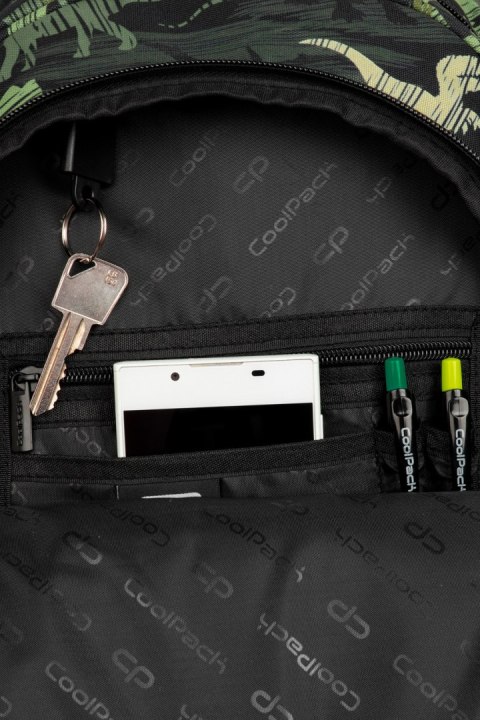 COOLPACK - JIMMY LED - PLECAK MŁODZIEŻOWY - ADVENTURE PARK COOLPACK - JIMMY LED - PLECAK MŁODZIEŻOWY - ADVENTURE PARK