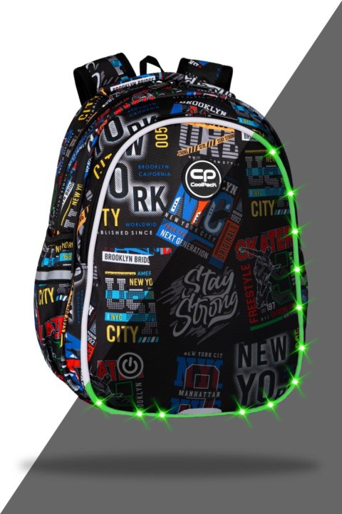 COOLPACK - JIMMY LED - PLECAK MŁODZIEŻOWY - BIG CITY COOLPACK - JIMMY LED - PLECAK MŁODZIEŻOWY - BIG CITY