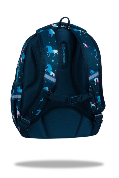 COOLPACK - JIMMY LED - PLECAK MŁODZIEŻOWY - BLUE UNICORN COOLPACK - JIMMY LED - PLECAK MŁODZIEŻOWY - BLUE UNICORN