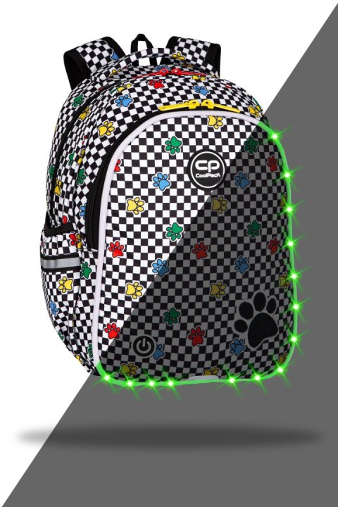 COOLPACK - JIMMY LED - PLECAK MŁODZIEŻOWY - HAPPY DONUTS COOLPACK - JIMMY LED - PLECAK MŁODZIEŻOWY - HAPPY DONUTS