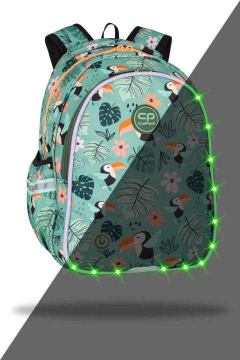 COOLPACK - JIMMY LED - PLECAK MŁODZIEŻOWY - TOUCANS COOLPACK - JIMMY LED - PLECAK MŁODZIEŻOWY - TOUCANS