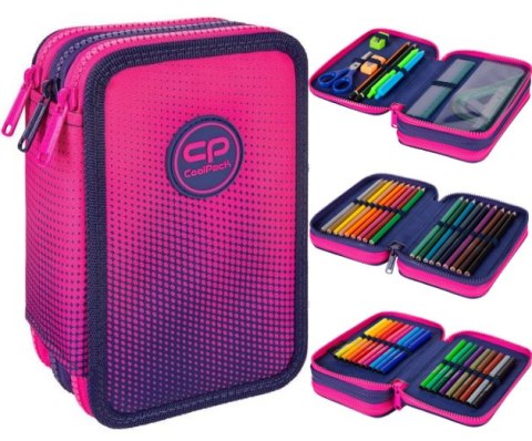 Piórnik trzykomorowy z WYPOSAŻENIEM COOLPACK Jumpe Piórnik trzykomorowy z WYPOSAŻENIEM COOLPACK Jumpe