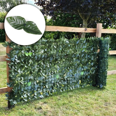Sztuczny żywopłot 300x100 cm bluszcz zielona ściana maskująca Sztuczny żywopłot 300x100 cm bluszcz zielona ściana maskująca