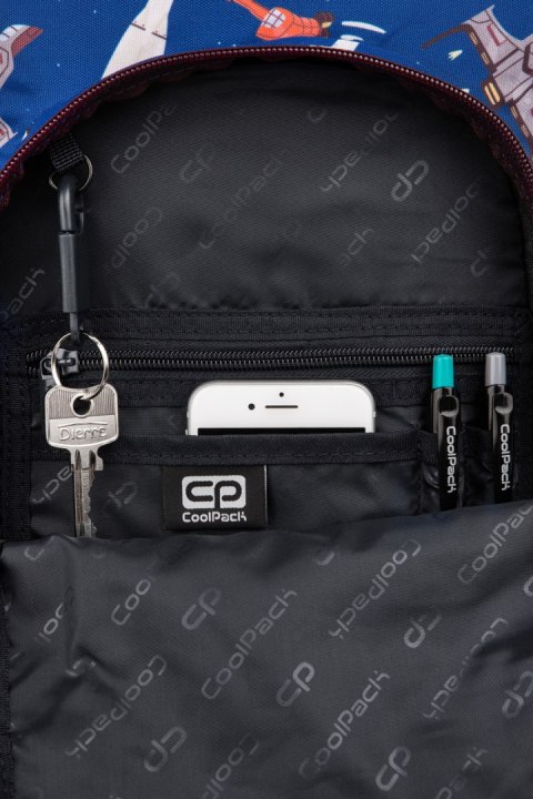 COOLPACK - BASIC PLUS - PLECAK MŁODZIEŻOWY - SPACE ADVENTURE COOLPACK - BASIC PLUS - PLECAK MŁODZIEŻOWY - SPACE ADVENTURE
